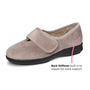 DB Shoes Fountain 72998 Velour Slipper 2V