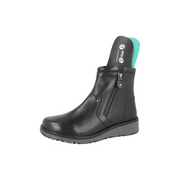 DB Shoes Spalding 75228A Black Leather Womens Boot 2V