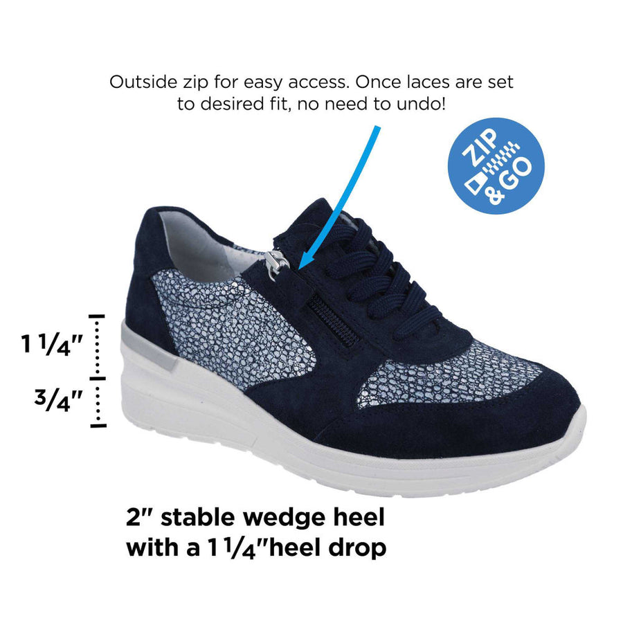 DB Shoes Bilberry 75423 Ladies Active Casual Shoes 2V